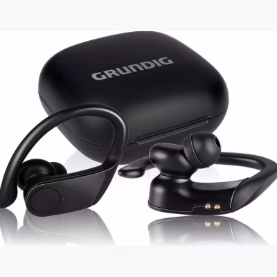 Grundig True Wireless Sport Earbuds Bluetooth, 30h, USB-C